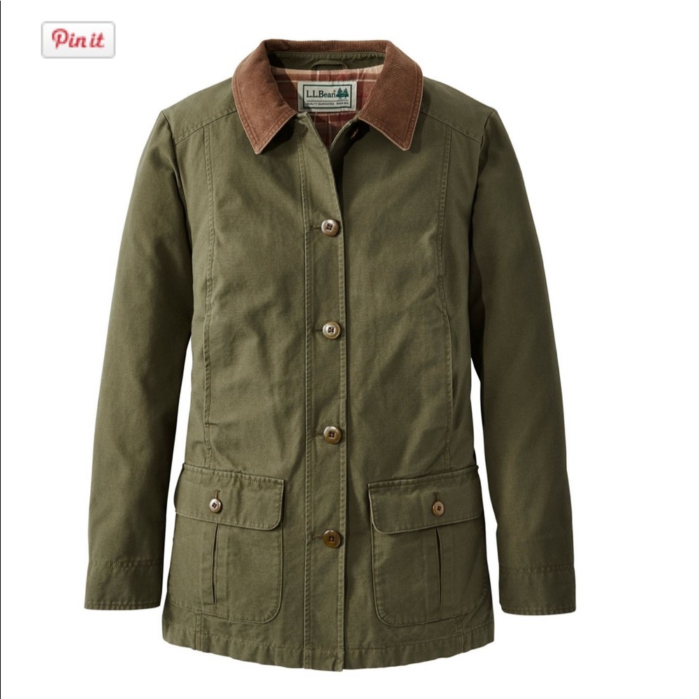 L.L. Bean Women's Adirondack Barn Coat, Flannel-Lined
